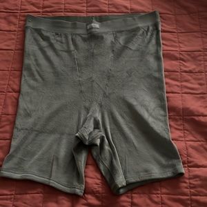 Skims velour shorts